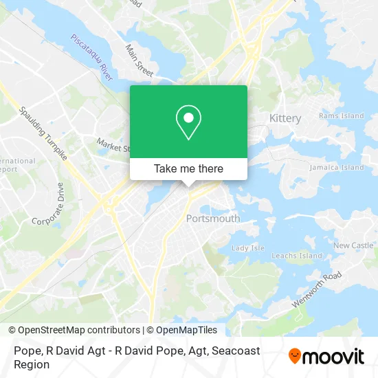 Pope, R David Agt - R David Pope, Agt map