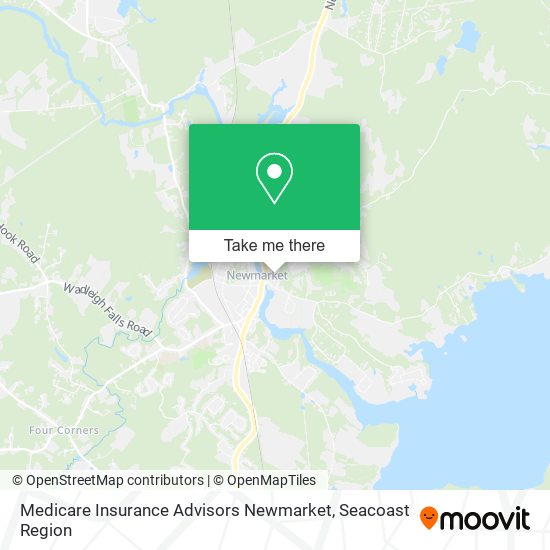 Mapa de Medicare Insurance Advisors Newmarket