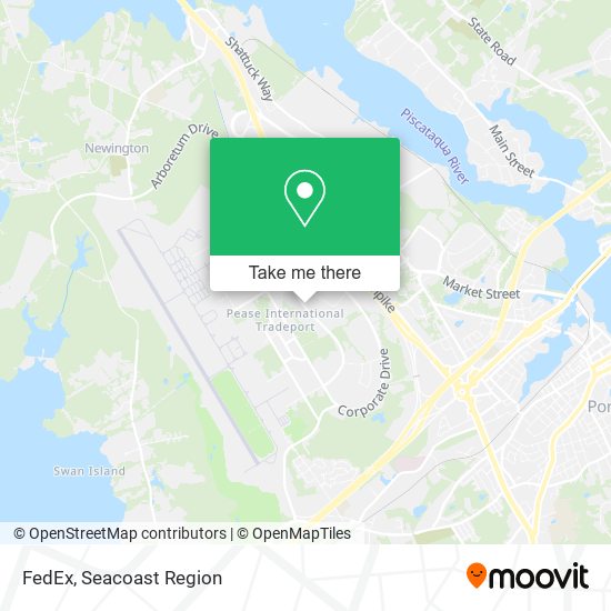 FedEx map