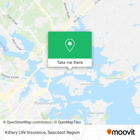 Kittery Life Insurance map