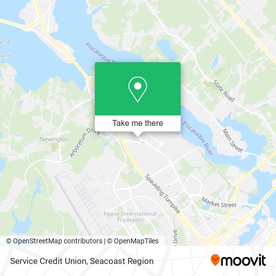 Service Credit Union map