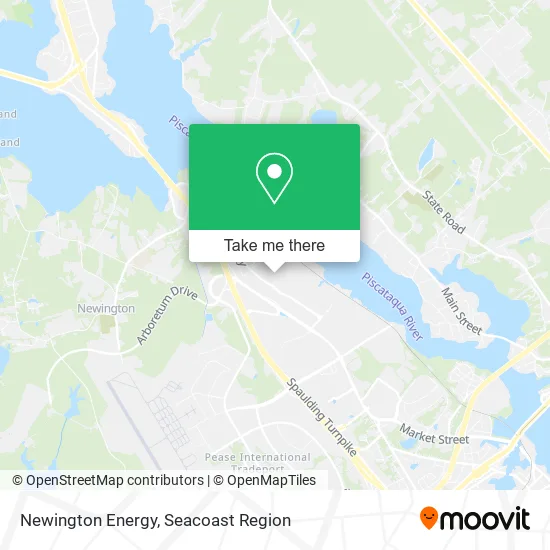 Newington Energy map