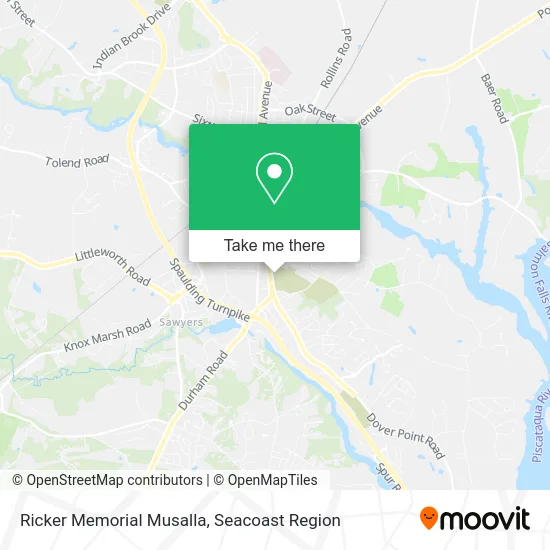 Ricker Memorial Musalla map