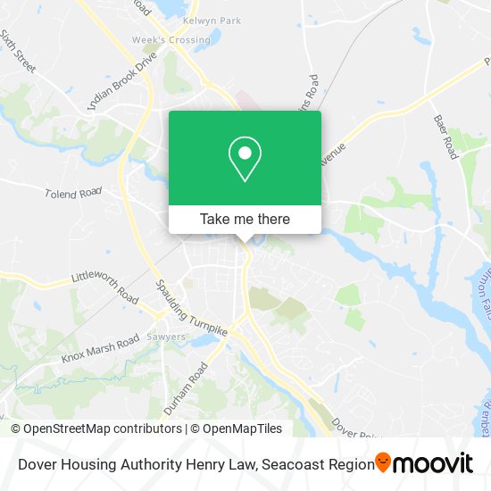 Mapa de Dover Housing Authority Henry Law