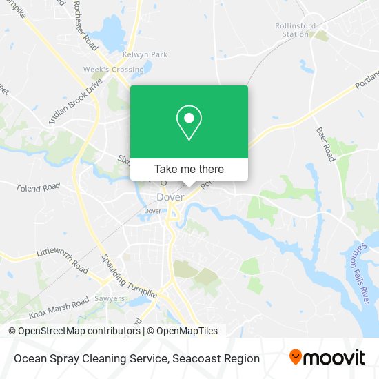 Mapa de Ocean Spray Cleaning Service