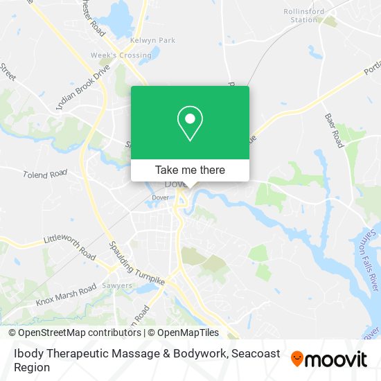 Ibody Therapeutic Massage & Bodywork map