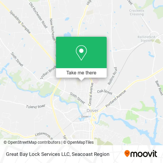 Mapa de Great Bay Lock Services LLC