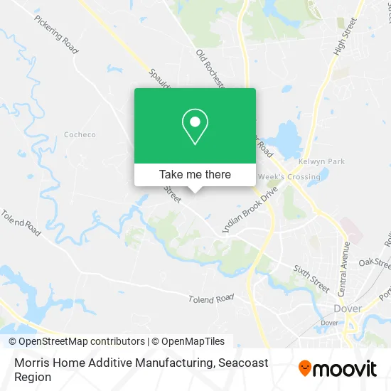 Morris Home Additive Manufacturing map