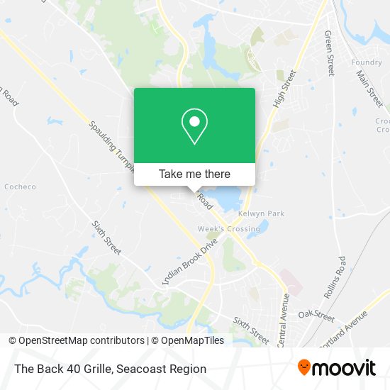 The Back 40 Grille map