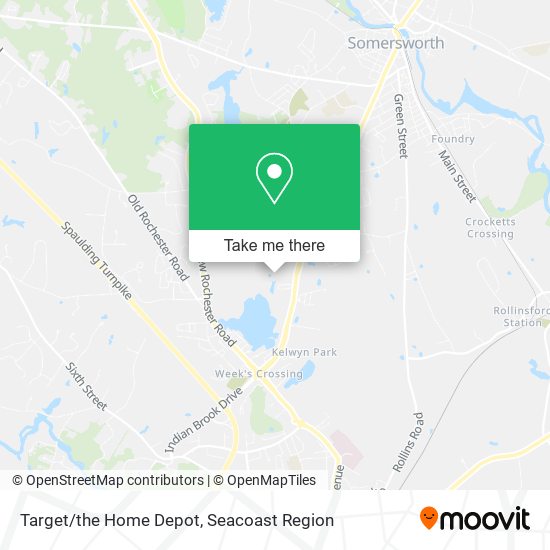 Mapa de Target/the Home Depot