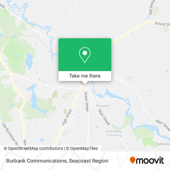 Mapa de Burbank Communications