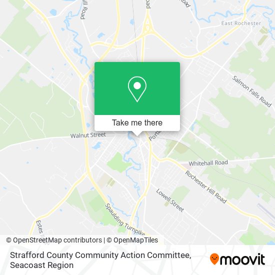 Strafford County Community Action Committee map