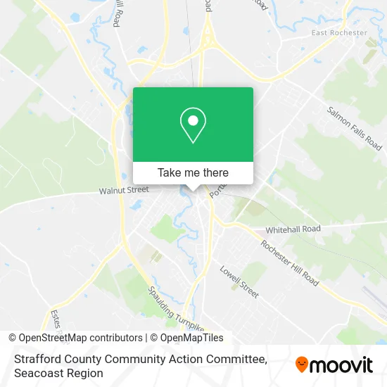 Strafford County Community Action Committee map