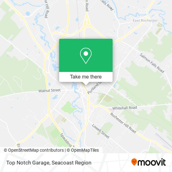 Top Notch Garage map