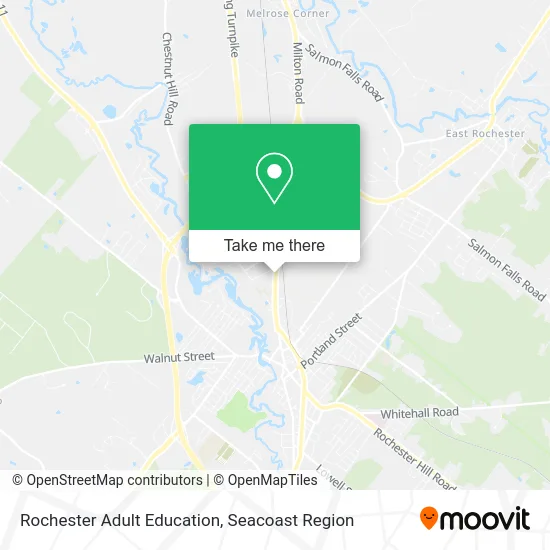 Rochester Adult Education map