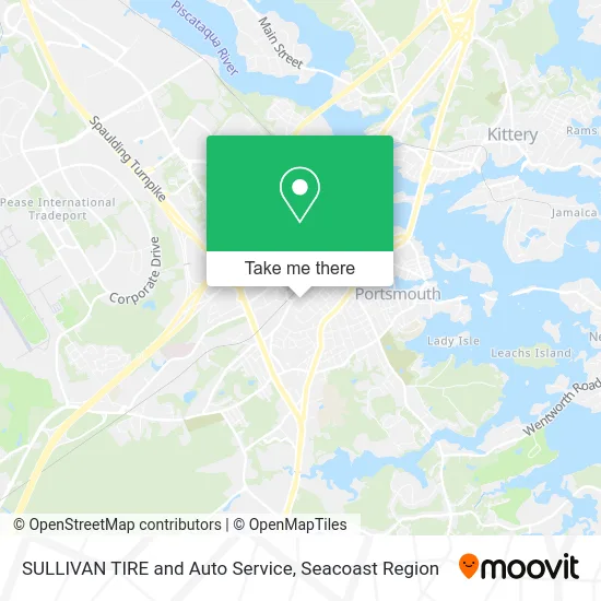 SULLIVAN TIRE and Auto Service map