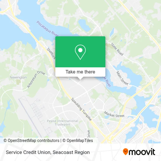 Service Credit Union map