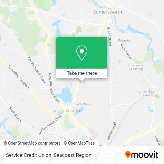 Service Credit Union map