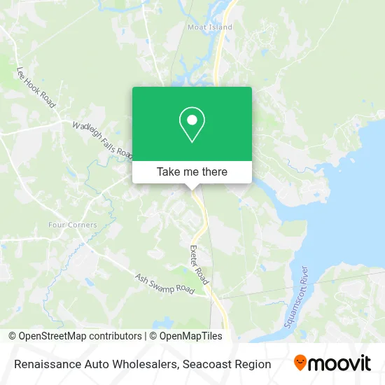 Renaissance Auto Wholesalers map
