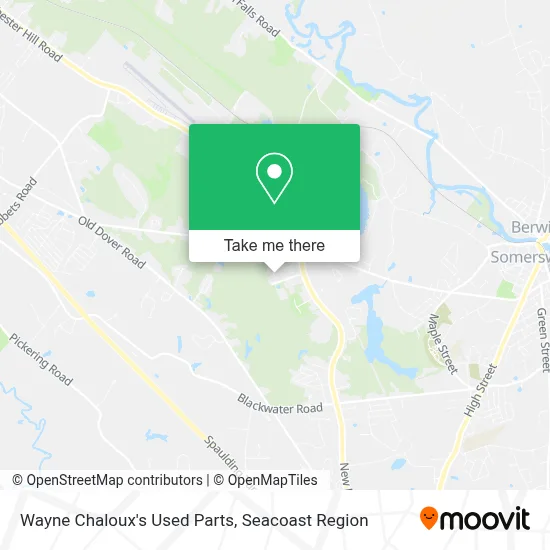 Wayne Chaloux's Used Parts map
