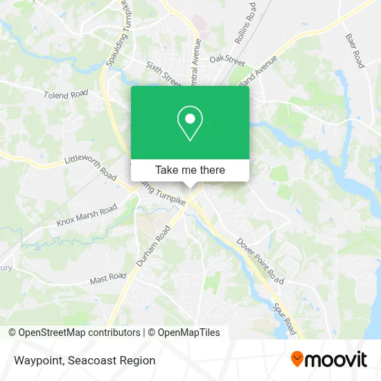 Waypoint map