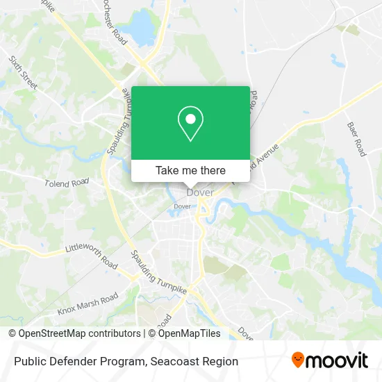 Public Defender Program map