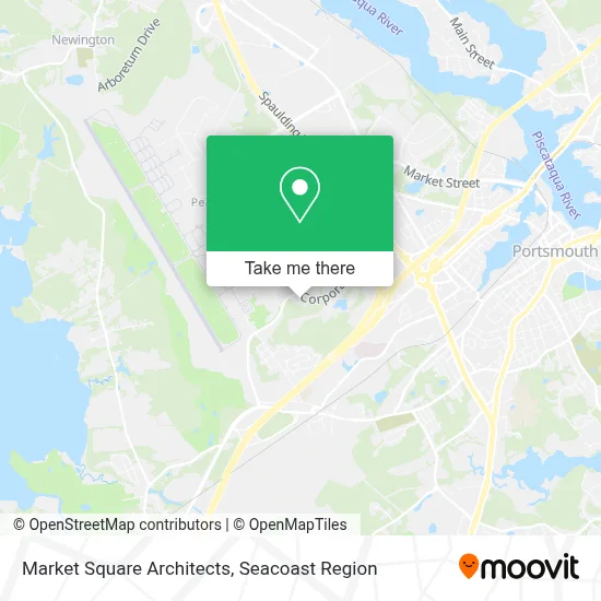 Market Square Architects map