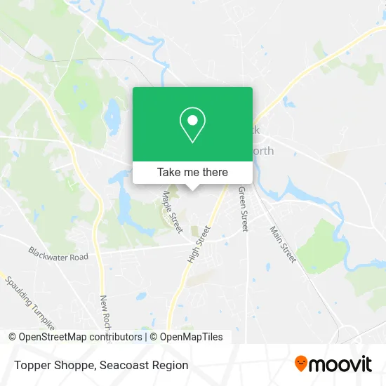 Topper Shoppe map