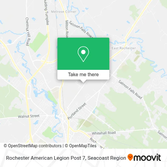 Rochester American Legion Post 7 map