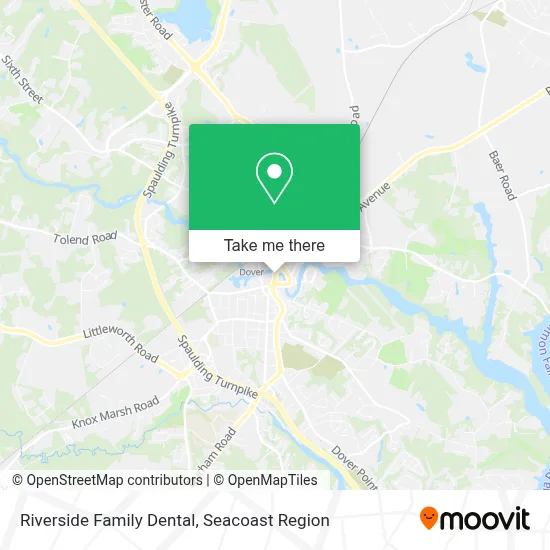 Riverside Family Dental map