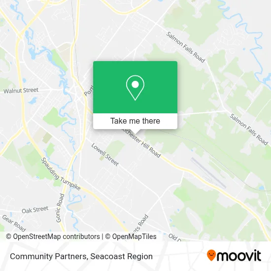 Community Partners map