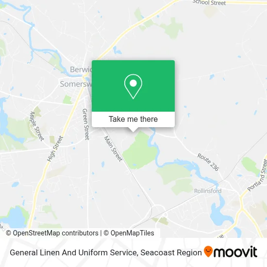 General Linen And Uniform Service map