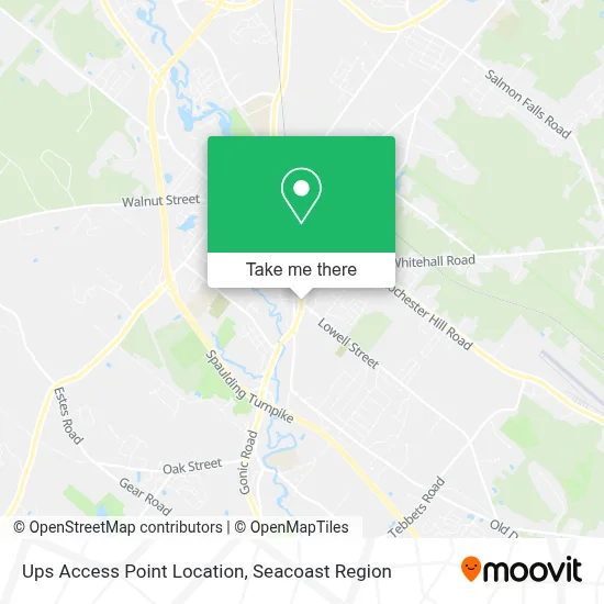 Ups Access Point Location map