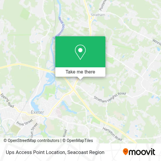 Ups Access Point Location map