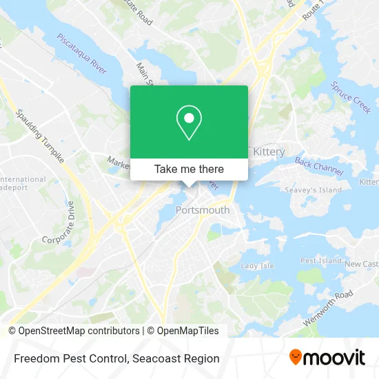 Freedom Pest Control map