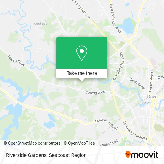 Riverside Gardens map
