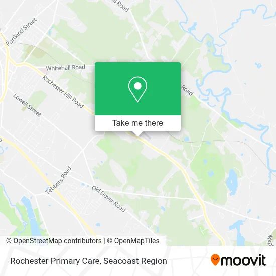 Rochester Primary Care map