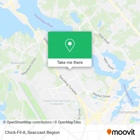 Chick-Fil-A map