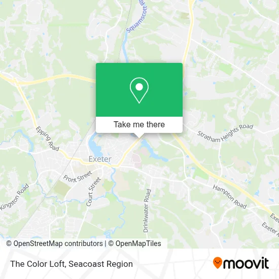 The Color Loft map