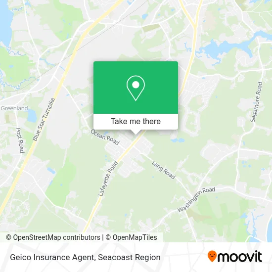 Geico Insurance Agent map