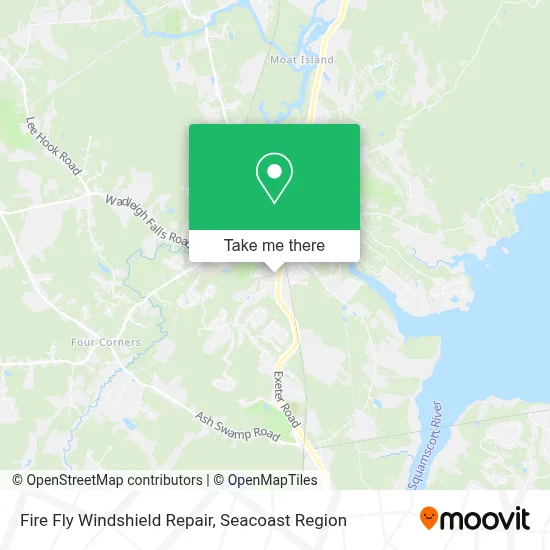 Fire Fly Windshield Repair map