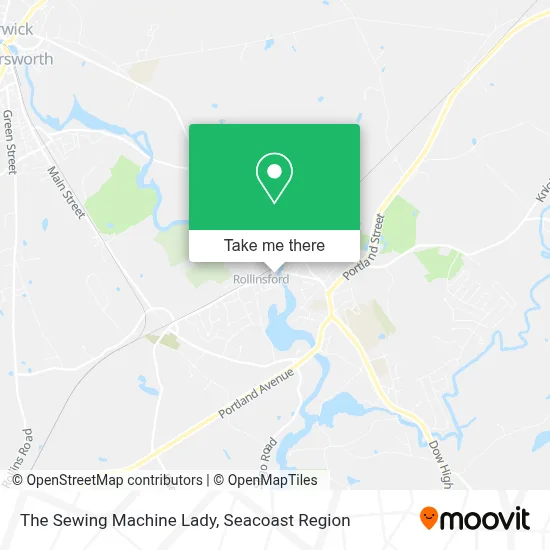 The Sewing Machine Lady map
