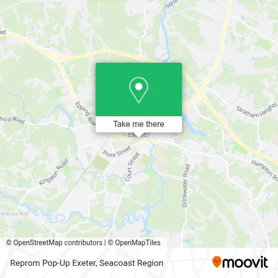 Reprom Pop-Up Exeter map
