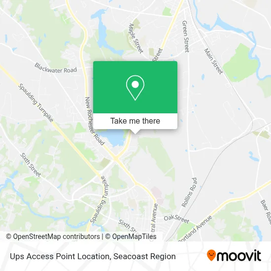 Ups Access Point Location map