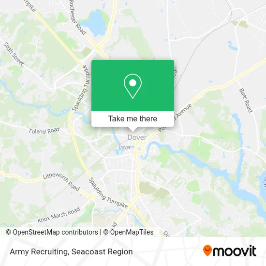 Army Recruiting map