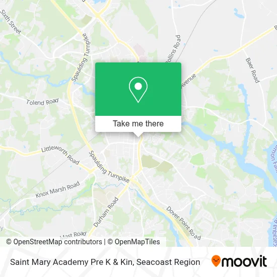Saint Mary Academy Pre K & Kin map
