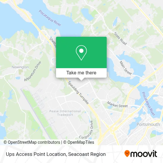 Ups Access Point Location map