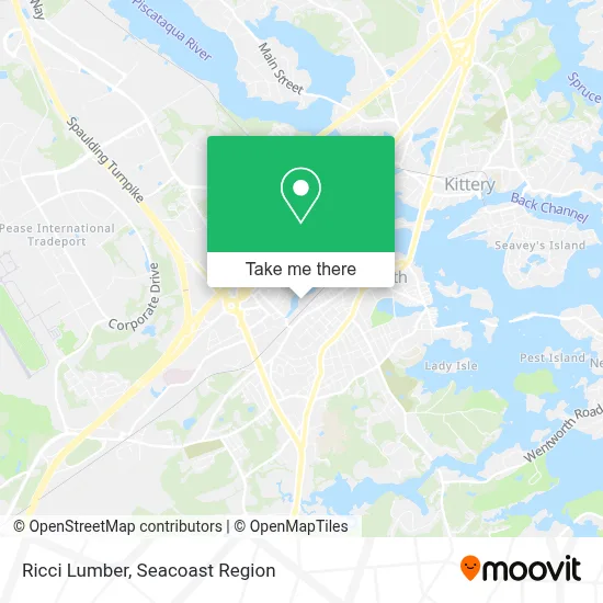Ricci Lumber map