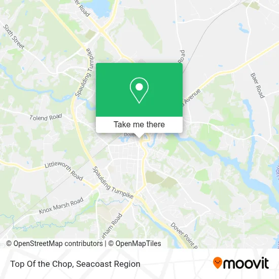 Top Of the Chop map
