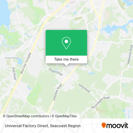 Universal Factory Direct map